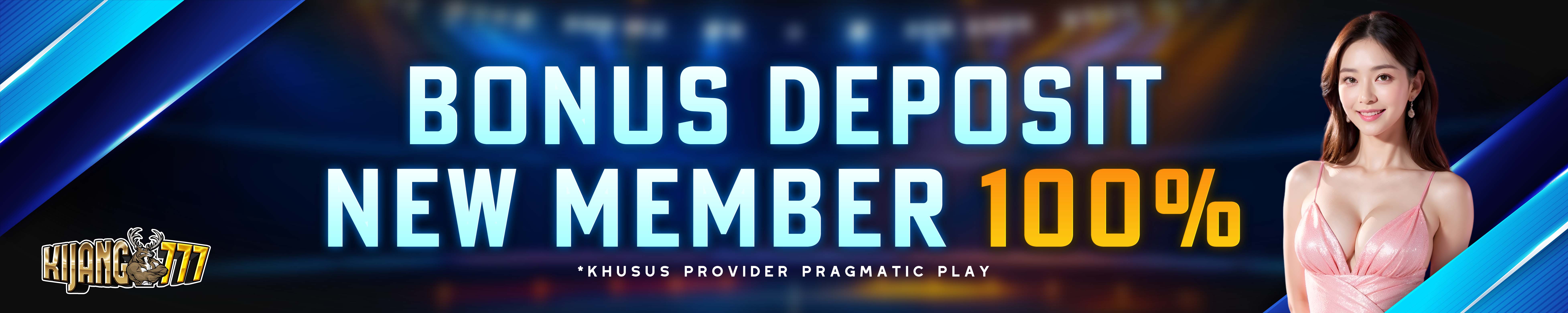 BONUS NEW MEMBER 100% KHUSUS GAME SLOT PRAGMATIC